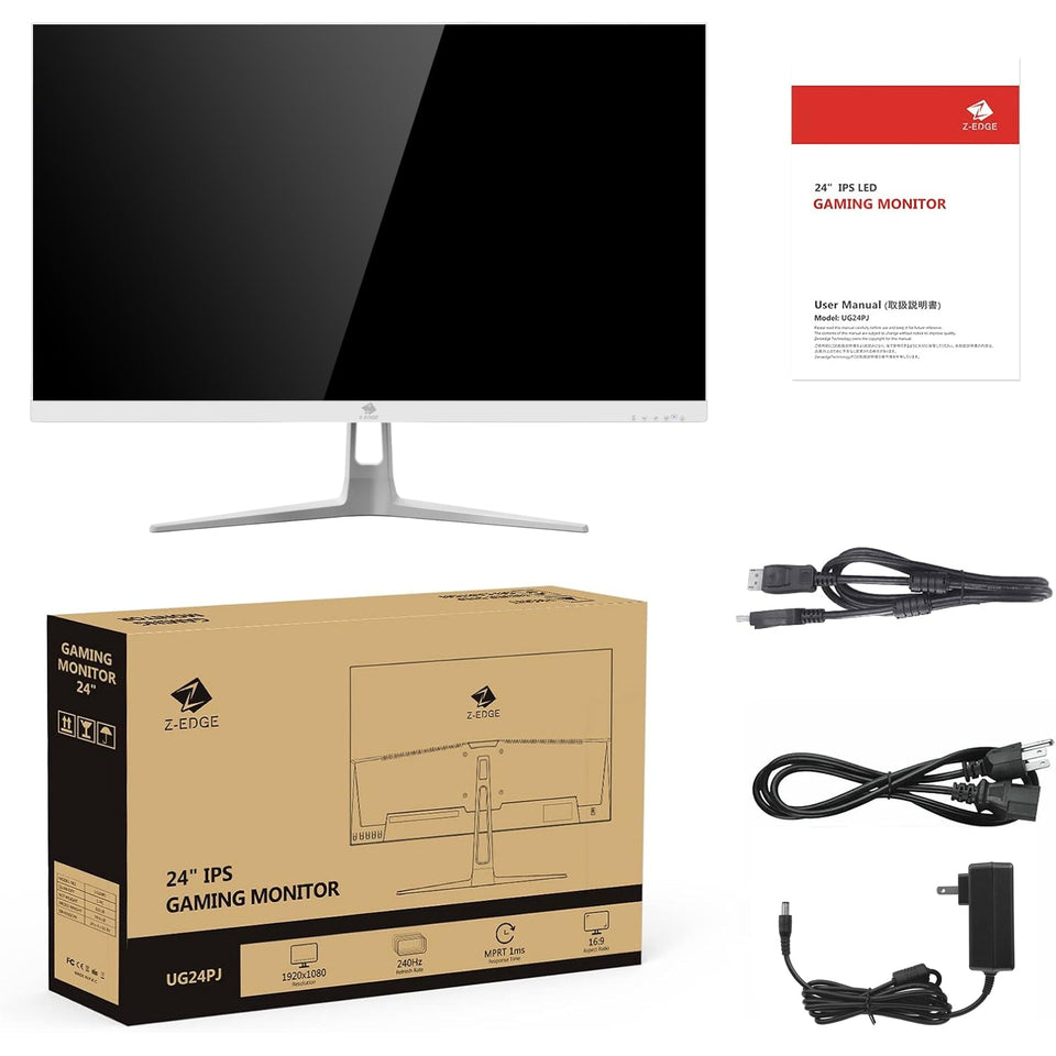 Z-EDGE UG24PJ 24 240Hz White Gaming Monitor