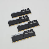 128GB G.Skill DDR4 TridentZ RGB 3200MHz RAM CL16.  Desktop Computer Gaming Memory. Black and Silver
