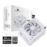 1000W Thermalright TPFX-1000-W White ATX 3.1 Platinum Modular SFX PSU