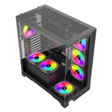 1st Player MIKU Mi8 ARGB Black ATX Case