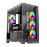 1st Player MIKU Mi8 ARGB Black ATX Case
