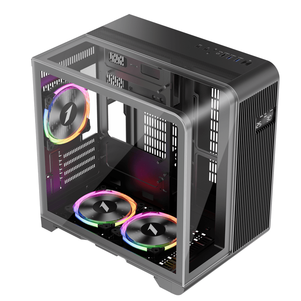 1st Player RT5 ARGB Black Micro-ATX Case