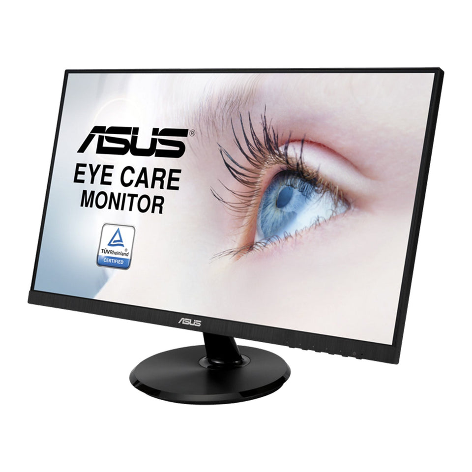 ASUS 24Inch Full HD (1920x1080) IPS Monitor 75Hz. Adaptive-Sync. Low Blue Light. Flicker Free. Wall Mountable | HDMI/ Display Port / VGA - (VA24DQ)