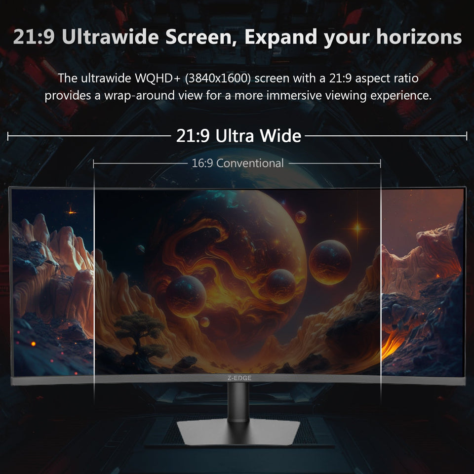 Z-EDGE UG38P 38 144Hz WQHD+ IPS Curved Gaming Monitor