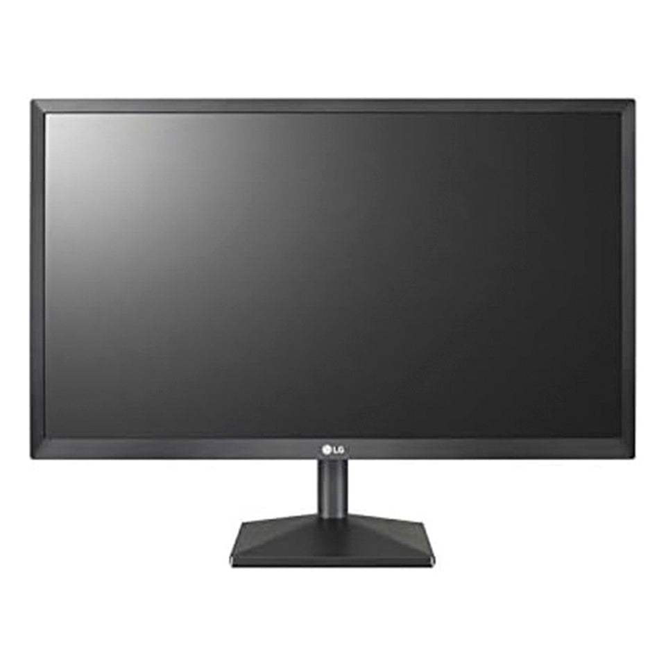 LG 24 Inch Full HD (1080p) Screen IPS Display AMD FreeSync 75Hz Refresh Rate Dynamic Action Sync Wall Mountable HDMI VGA. (24BK430H-B) - Black