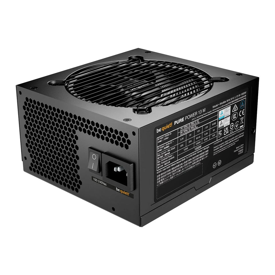 1000W Be Quiet! Pure Power 13 M ATX 3.1 Gold PSU