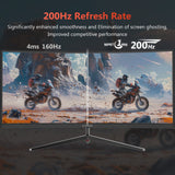 Z-EDGE 30 inch UWFHD 2560 x 1080 21:9 Ultra Wide 200 Hz 1 ms 1500R Curved Gaming Monitor. PIP / PBP. HDMI x 2. DP x 2. Support Universal Mount