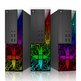 Dell OptiPlex Desktop Customized RGB Lights Computer with 22/24 Inch Monitor. Intel i7 Quad-Core Processor. 16GB RAM. 512GB -2TB SSD. Wi-Fi. Windows 10 - Refurbished