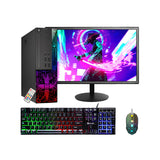 Dell OptiPlex Desktop Customized RGB Lights Computer with 22/24 Inch Monitor. Intel i7 Quad-Core Processor. 16GB RAM. 512GB -2TB SSD. Wi-Fi. Windows 10 - Refurbished