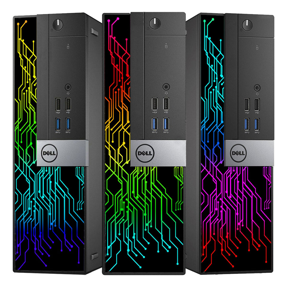 Dell Optiplex RGB Desktop Computer PC. Intel Hexa-Core i5-8500 up to 4.10 GHz. 16GB DDR4 RAM. 1 TB NVMe SSD. Dual Monitor Support. Windows 11 Pro. WiFi +Bluetooth  - Refurbished