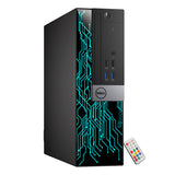 Dell Optiplex RGB Desktop Computer PC. Intel Hexa-Core i5-8500 up to 4.10 GHz. 16GB DDR4 RAM. 1 TB NVMe SSD. Dual Monitor Support. Windows 11 Pro. WiFi +Bluetooth  - Refurbished