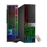 Dell Optiplex SFF RGB Desktop Computer PC. Intel Hexa-Core i5-8500 (up to 4.10 GHz). 16GB DDR4 RAM. 512 GB NVMe. Dual Monitor Support. Windows 11 Pro - Refurbished