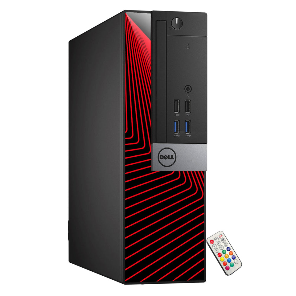 Dell Optiplex RGB Desktop Computer PC. Intel Hexa-Core i5-8500 up to 4.10 GHz. 32GB DDR4 RAM. 2TB NVMe SSD. Dual Monitor Support. Windows 11 Pro. WiFi + Bluetooth - Refurbished