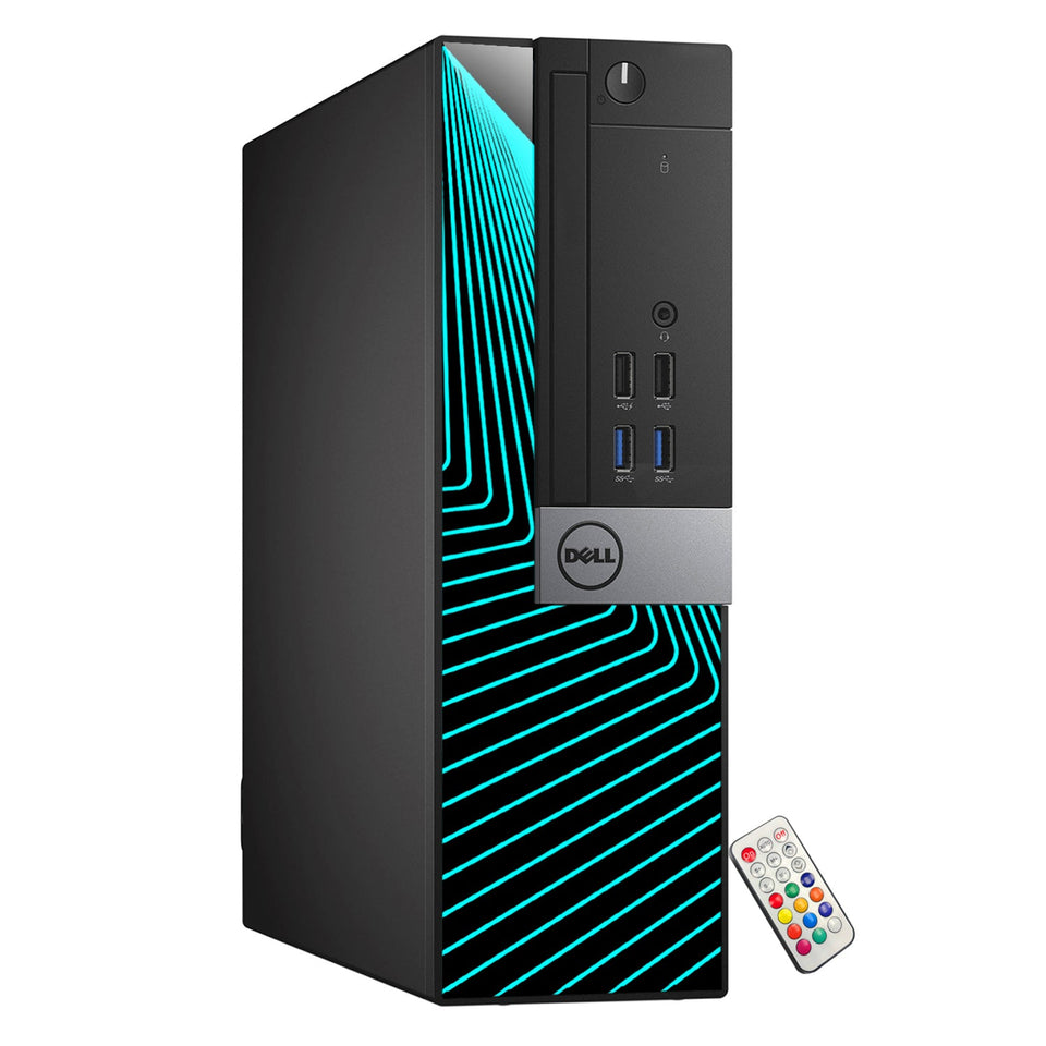 Dell OptiPlex 5060 RGB Desktop Computer - Intel i5-8500 Six Core (4.1GHz Turbo) | 32GB DDR4 RAM | 1TB /2TB SSD | GT 730/ 1030/ RX 550 WiFi + Bluetooth | Windows 11 Pro - Refurbished