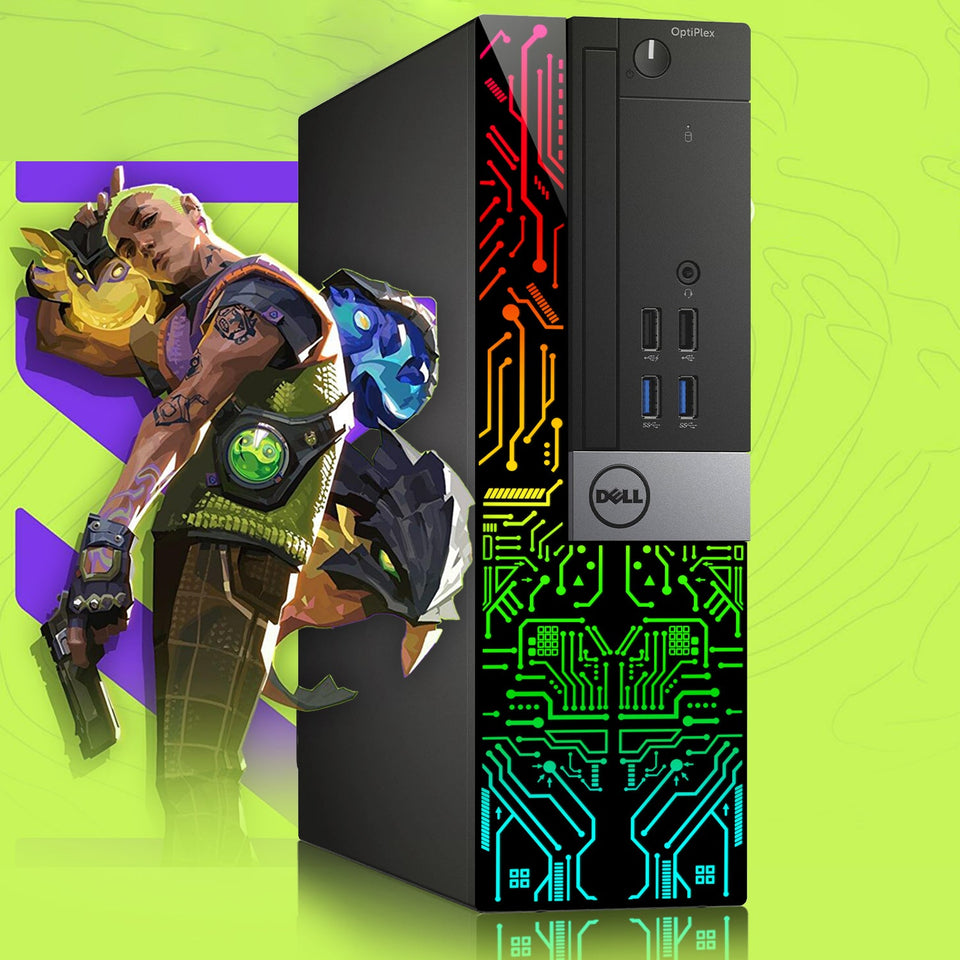 Dell Optiplex RGB Desktop Computer PC. Intel Hexa-Core i5-8500 up to 4.10 GHz. 16GB DDR4 RAM. 2 TB NVMe SSD. Dual Monitor Support. Windows 11 Pro - Refurbished