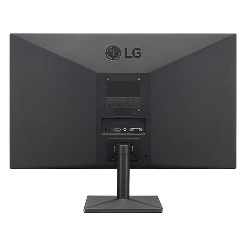 LG 24 Inch Full HD (1080p) Screen IPS Display AMD FreeSync 75Hz Refresh Rate Dynamic Action Sync Wall Mountable HDMI VGA. (24BK430H-B) - Black