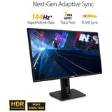 ASUS TUF 27Inch HDR10 Gaming Monitor - WQHD (2560 x 1440). IPS. 165Hz. 1ms. Extreme Low Motion Blur. Speaker. G-SYNC Compatible. VESA Mountable. DisplayPort. HDMI VG27AQ