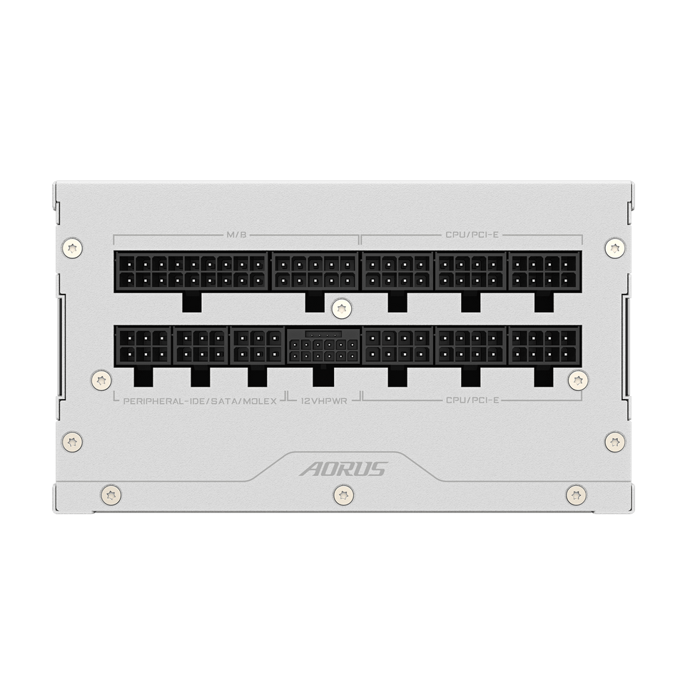 1000W Gigabyte Aorus Elite P1000 ICE ATX 3.0 Modular Platinum PSU