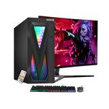 Gaming PC AQVIN Computer Tower PC. 27-inch Curved Gaming Monitor. Intel Core i7 - 6th/ 7th CPU.  32GB DDR4 RAM. 1TB SSD. RX 550/GTX1630/1050Ti/1650 HDMI. Windows 10 Pro. WIFI - Refurbished