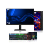 AXOII Custom RGB Desktop PC Computer. Intel Core i5 - 8th Gen Up to 4.10GHz processor. 16GB DDR4 RAM. 512GB - 1TB NVMe SSD. 24/27 Inch FHD Monitor. Wi-Fi. Bluetooth Adapter - Windows 11 Pro