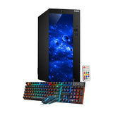 AXOII Custom RGB Desktop PC Computer. Intel Core i5 - 8th Gen Up to 4.10GHz processor. 16GB DDR4 RAM. 512GB - 1TB NVMe SSD. 24/27 Inch FHD Monitor. Wi-Fi. Bluetooth Adapter - Windows 11 Pro