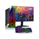AXOII Electra Gaming Desktop PC. Intel Core i7 Processor. Graphics Card - AMD RX 550 / GT1030. 16GB DDR4 RAM. 512GB - 1TB NVMe SSD. 24/27 Inch FHD Monitor. Bluetooth - Windows 11 Pro
