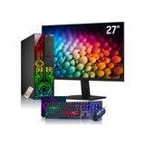 AXOII Electra Gaming Desktop PC. Intel Core i7 Processor. Graphics Card - AMD RX 550 / GT1030. 16GB DDR4 RAM. 512GB - 1TB NVMe SSD. 24/27 Inch FHD Monitor. Bluetooth - Windows 11 Pro