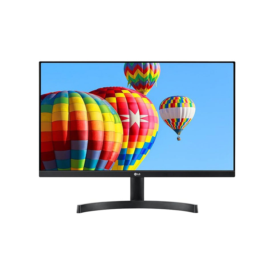 LG 24'' Inch Full HD (1920 x 1080) IPS Display 75Hz Refresh Rate 3-Side Virtually Borderless Design AMD FreeSync Technology Wall Mountable Dual HDMI. DP ( 24MK600M-B) Black