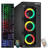 Gaming PC AQVIN Computer Tower PC. 27-inch Curved Gaming Monitor. Intel Core i7 - 6th/ 7th CPU.  32GB DDR4 RAM. 1TB SSD. RX 550/GTX1630/1050Ti/1650 HDMI. Windows 10 Pro. WIFI - Refurbished
