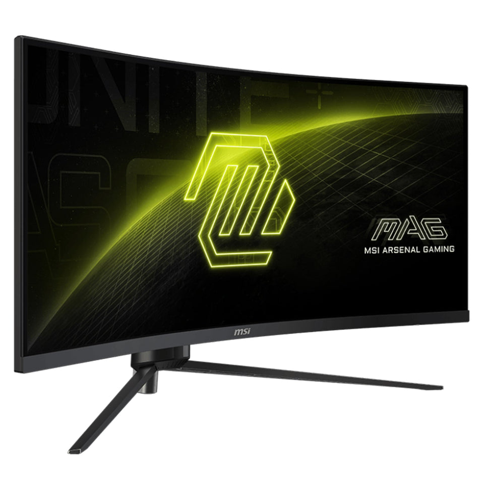 MSI MAG 345CQR 34-Inch (UWQHD) Curved Screen Gaming Monitor - 180Hz Refresh Rate. Adaptive-Sync Technology With AMD FreeSync Premium. HDMI / Display Port