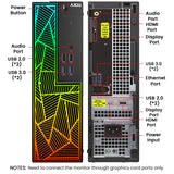 AXOII PRISM RGB Desktop Computer PC. Intel Core I7 - 6700 Up to 4.0GHz Processor. Graphics Card - AMD Radeon RX 550. 16GB - 32GB DDR3L RAM. 512GB - 1TB SSD. Wi-Fi. Bluetooth - Windows 10 Pro