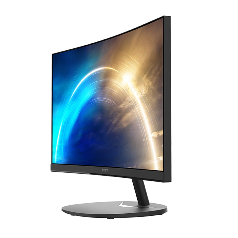 MSI PRO MP2412C Series 24-Inch FHD (1920 x 1080) Curved Screen Business & Productivity Monitor - 100Hz Refresh Rate. Anti-Flicker Technology With Built-in Speakers. HDMI / Display Port