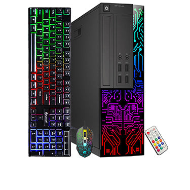Dell OptiPlex RGB Desktop PC. Intel Core i7. 16GB RAM. 512GB SSD. RGB Gaming Keyboard and Mouse. WiFi. Windows 10 Professional