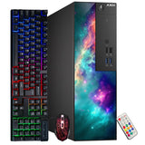 AXOII SPARK Gaming Desktop PC Computer. Intel Core i5/i7 - 8th Gen Processor. Graphics Card - AMD RX 550 / GT1030. 16GB DDR4 RAM. 512GB NVMe SSD. 24/27 Inch FHD Monitor. Wi-Fi. Bluetooth Adapter - Windows 11 Pro