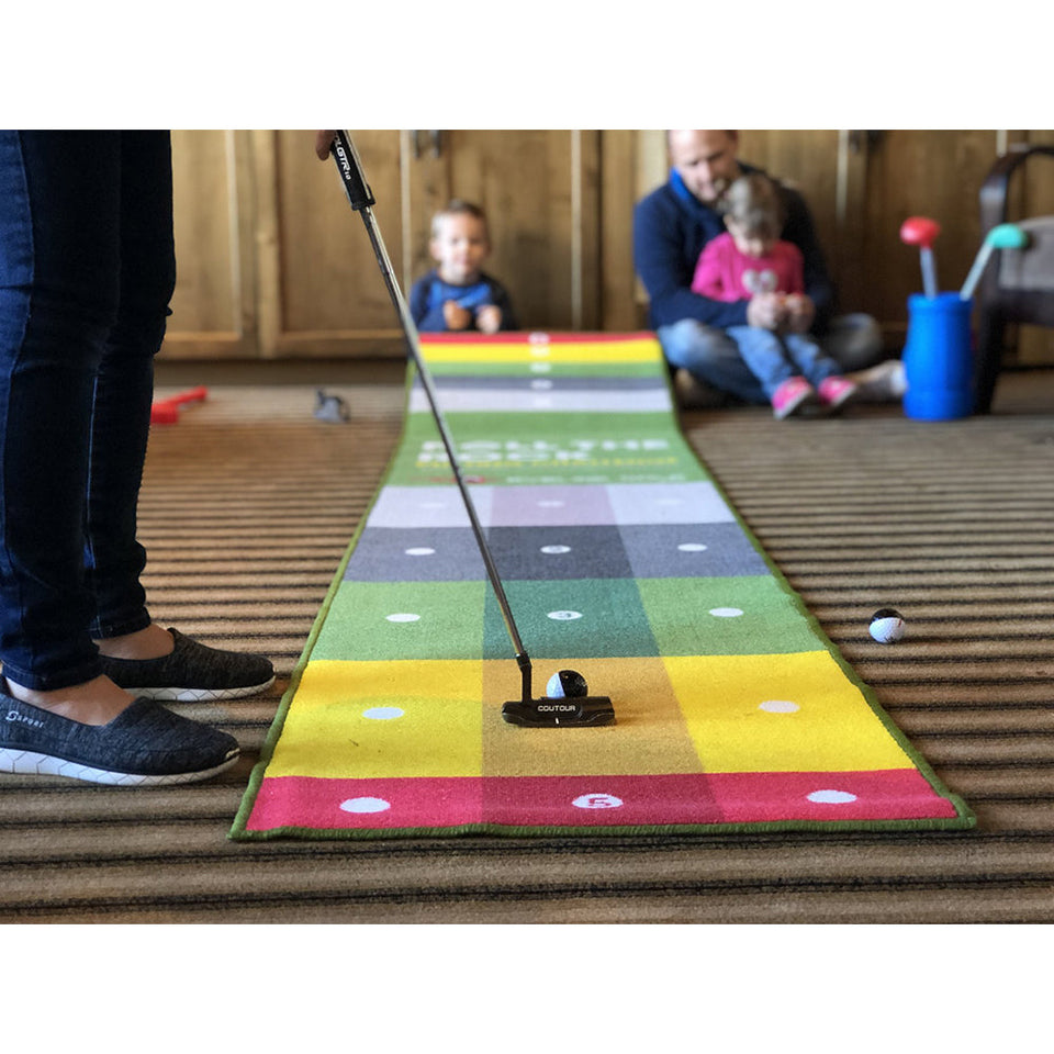 EyeLine Golf Roll the Rock Putting Challenge Mat