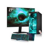 AXOII Custom RGB Desktop PC. Intel Core i5 - 8th Gen Up to 4.10GHz processor. 16GB DDR4 RAM. 512GB - 1TB NVMe SSD. 24/27 Inch FHD Monitor. Wi-Fi. Bluetooth Adapter - Windows 11 Pro