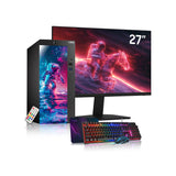 AXOII Custom RGB Desktop PC. Intel Core i5 - 8th Gen Up to 4.10GHz processor. 16GB DDR4 RAM. 512GB - 1TB NVMe SSD. 24/27 Inch FHD Monitor. Wi-Fi. Bluetooth Adapter - Windows 11 Pro