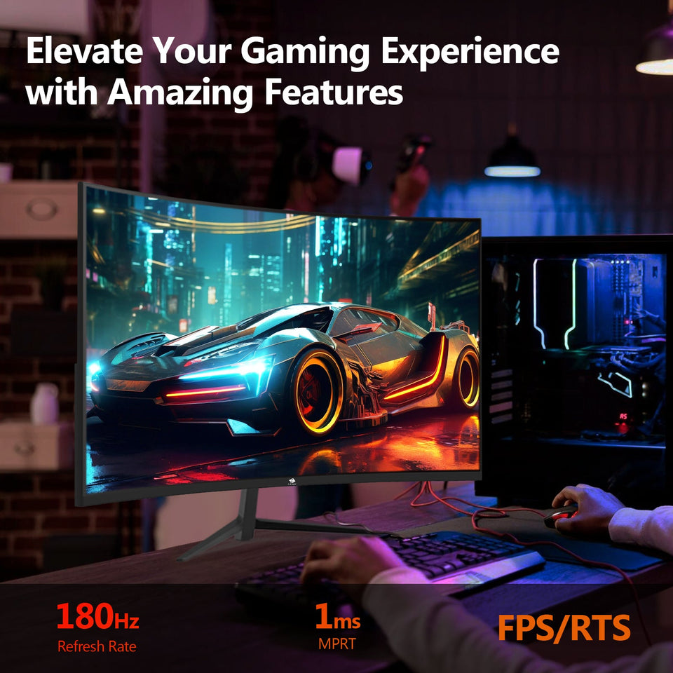Z-EDGE UG24 24'' 180Hz Curved Gaming Monitor
