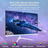 Z-EDGE 24 240Hz IPS Gaming Monitor - White Monitor