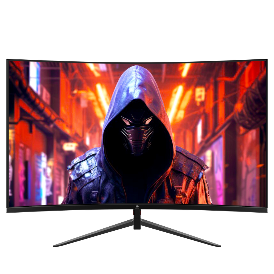 Refurbished: Z-EDGE 24 Inch Curved Gaming Monitor 180Hz 1ms Full HD 1080P HDMI & DP Port Support Universal Wall Mount