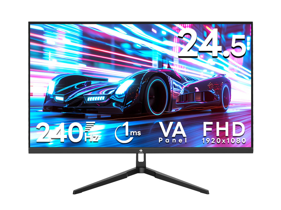 Z-EDGE 24.5 1080P 1920 x 1080 240 Hz 1 ms Flat Panel Gaming Monitor. 350cd/m². HDMI x 2. DP x 1. Support Universal Mount