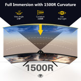 Z-EDGE 27 inch 1920 x 1080 Full HD 200 Hz 1 ms Curved Gaming Monitor. HDMI 2.1. DP 1.4. Support Standard Mount