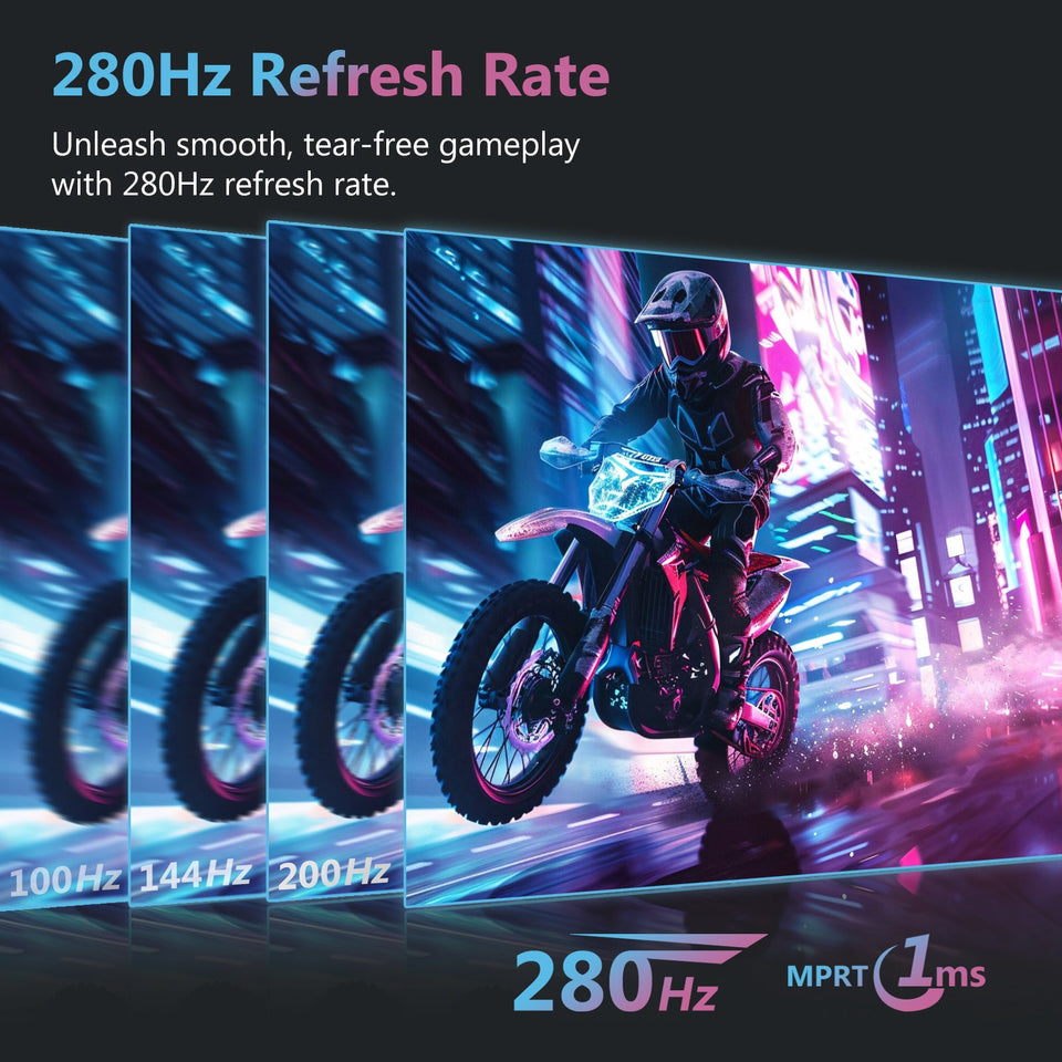 Z-EDGE 27-inch Curved Gaming Monitor 16:9 1920x1080 280Hz 1ms Frameless LED Gaming Monitor. UG27P. DP HDMI