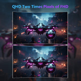 Z-EDGE 27-inch Curved Gaming Monitor 16:9 2560x1440 165/144Hz 1ms Frameless LED Gaming Monitor. UG27Q DP HDMI