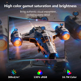 Z-EDGE 27-inch Curved Gaming Monitor 16:9 2560x1440 165/144Hz 1ms Frameless LED Gaming Monitor. UG27Q DP HDMI