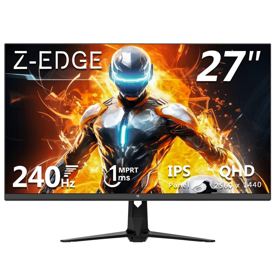 Z-EDGE 27 240Hz 2K IPS Gaming Monitor. QHD(2560x1440)   Freesync. HDMl x2. DisplayPort x2