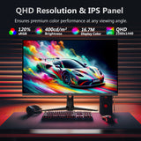 Z-EDGE 27 240Hz 2K IPS Gaming Monitor. QHD(2560x1440)   Freesync. HDMl x2. DisplayPort x2