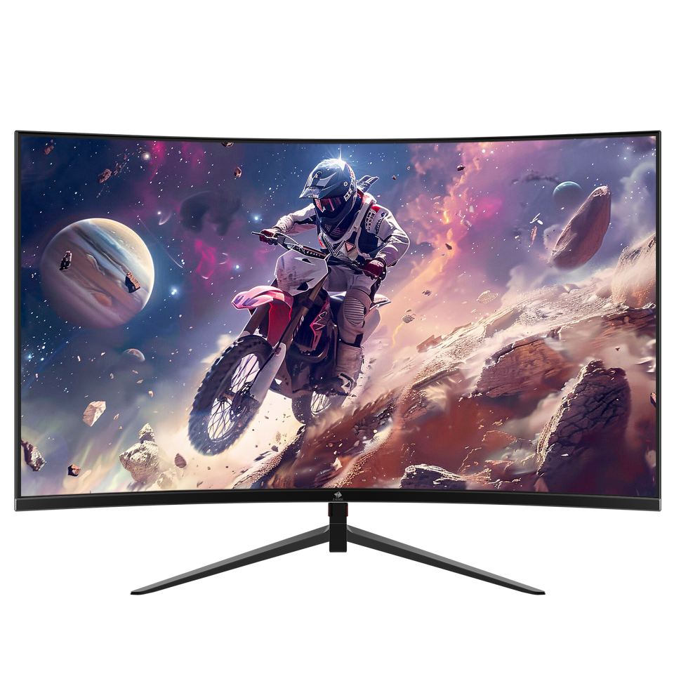 Z-EDGE 27 Inch QHD Curved Gaming Monitor 165Hz(DP) 144Hz(HDMI) 1ms 2K Resolution 2560x1440 Frameless LED Gaming Monitor. HDMI DP. Support Wall Mount