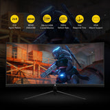 Refurbished: Z-EDGE 30 200Hz Ultrawide Curved Gaming Monitor