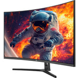Z-EDGE 32 Inch 240Hz Curved Gaming Monitor. FHD 1080P VA Display. 1ms MPRT. AMD FreeSync. HDR Support. VESA Mount Compatible. Black